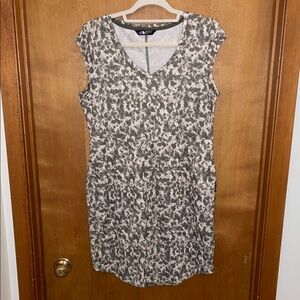 The North Face Green and White Mini Dress